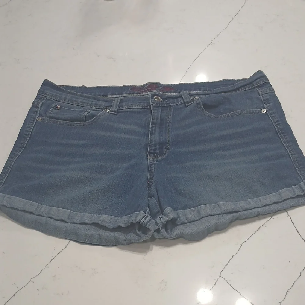 Women's Blue Denim Shorts